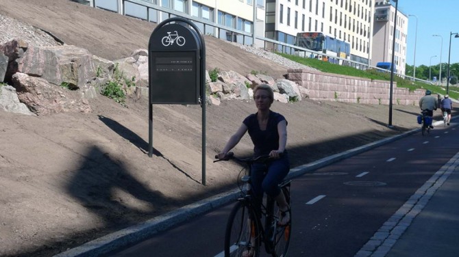 Велосипедна дорога Баана в Хельсінкі