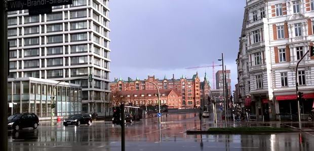 Гамбург під час дощу