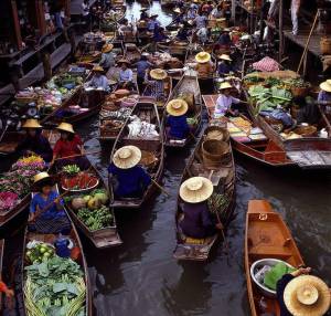 Плавучий ринок у Бангкоку (Damnoen Saduak)